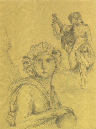 "Studie - Sphinx in Dresden"