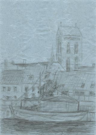 "Am Hafen in Wismar"