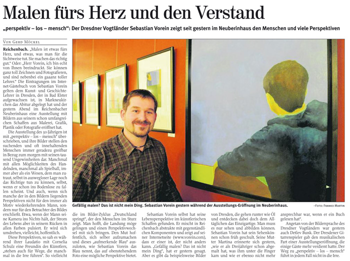 Freie Presse vom 21.11.2009 